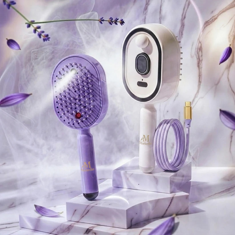 Fini les cheveux électriques et indomptables : une brosse qui hydrate, lisse et masse votre cuir chevelu en une seule étape.