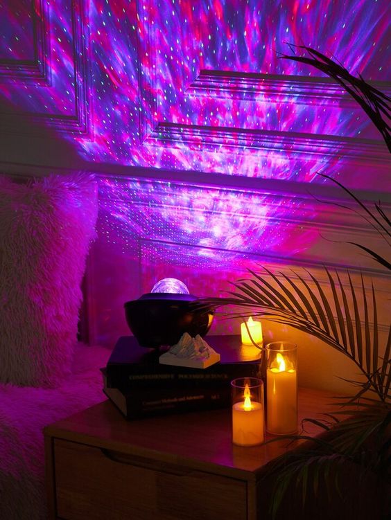 PROJECTEUR GALAXY BLUETOOTH CIEL ETOILE AVEC HAUT-PARLEUR INTÉGRÉ