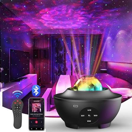 PROJECTEUR GALAXY BLUETOOTH CIEL ETOILE AVEC HAUT-PARLEUR INTÉGRÉ