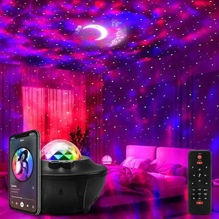 PROJECTEUR GALAXY BLUETOOTH CIEL ETOILE AVEC HAUT-PARLEUR INTÉGRÉ